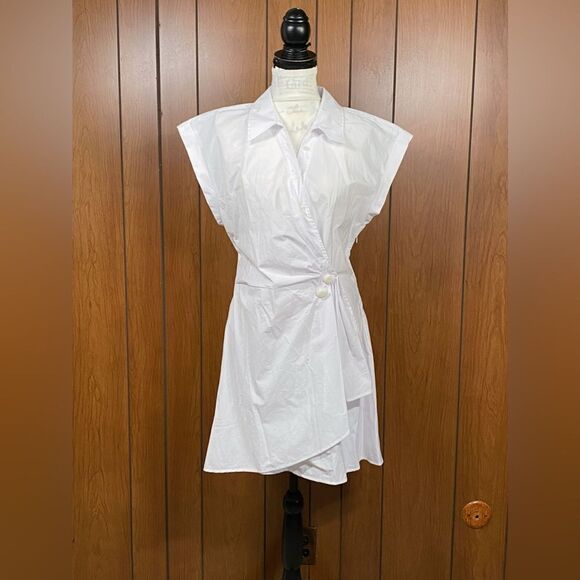 Tanya Taylor Wyn Pleated Mini Dress size 14 - Picture 4 of 13